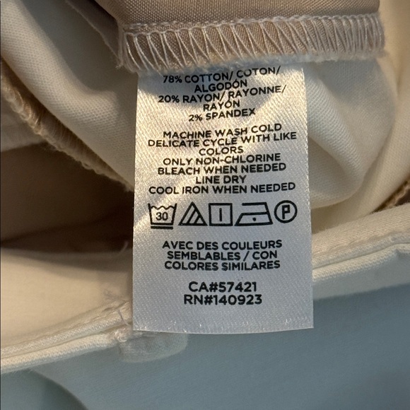 LOFT NEW White Riviera Shorts in Doubleweave Size 6 - Picture 11 of 14